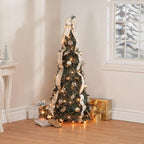 Einziehbarer Weihnachtsbaum (Geschmückt und Beleuchtet) - PRE BLACK FRIDAY