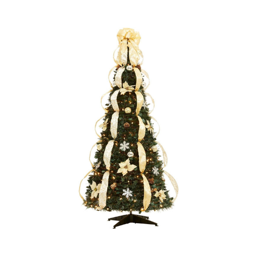 Einziehbarer Weihnachtsbaum (Geschmückt und Beleuchtet) - PRE BLACK FRIDAY